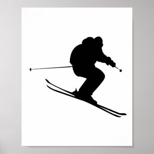 Skifahren Ski Poster