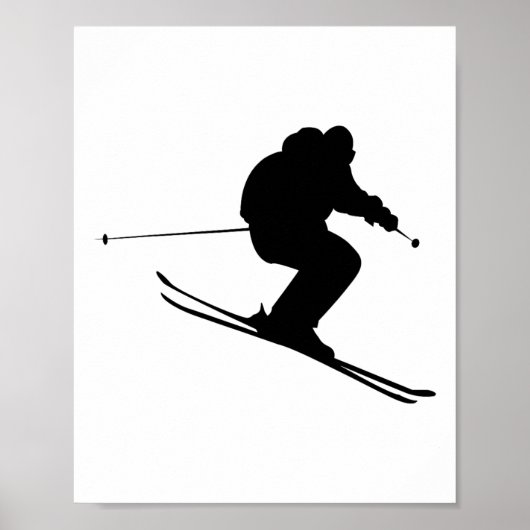 Skifahren Ski Poster (Vorne)