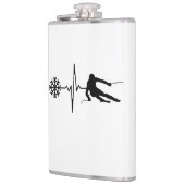 Skifahren - Skifahren Herzschlag Skiverleih Flachmann (Links)