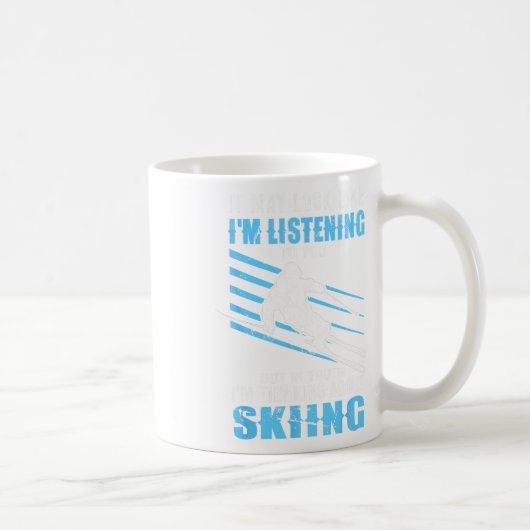 Skifahren - Skifahren - Skifahren Kaffeetasse (Rechts)
