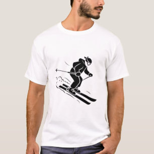 Skifahren - Skifahren - Wintersport T-Shirt