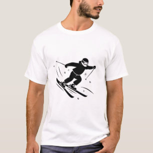 Skifahren - Skifahren - Wintersport T-Shirt