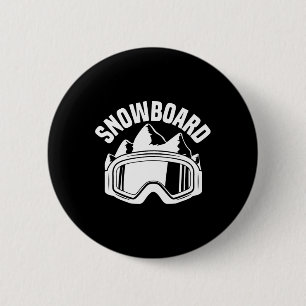 Skifahren Snowboard Skibrille Schnee Snowboarder Button