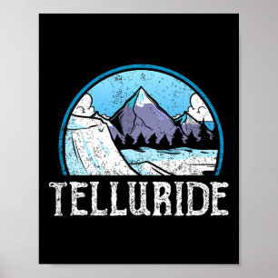 Skifahren Snowboarden Snowboard Colorado Tellu Poster