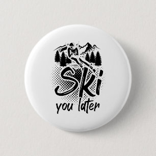 Skifahren Sprichworte  Wintergeschenke für Skispo Button