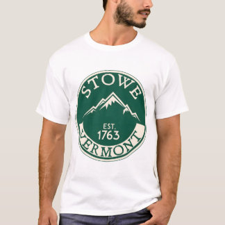 SKIFAHREN STOWE VERMONT SKI BERGE SNOWBOARD � Spi T-Shirt