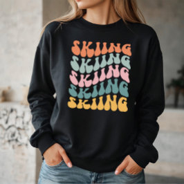 Skifahren Sweatshirt