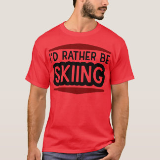 Skifahren T-Shirt