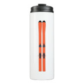Skifahren Thermosbecher (Vorderseite)