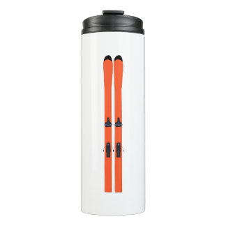 Skifahren Thermosbecher