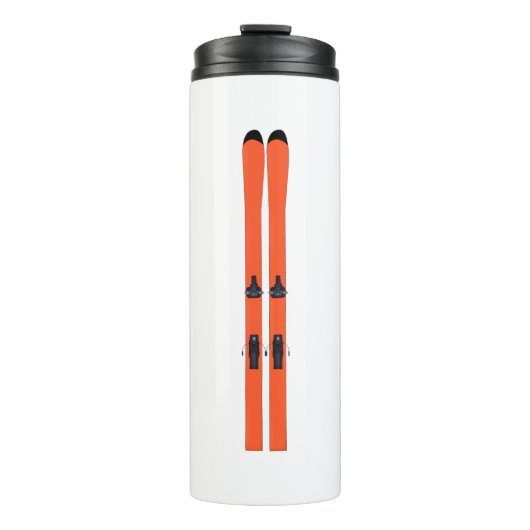 Skifahren Thermosbecher (Vorderseite)