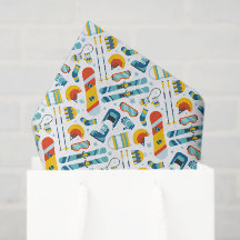 Skifahren Tissue-Papier, Decoupage Snowboarden