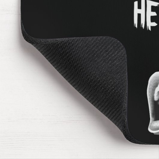 Skifahren treibt mein Herz Berg Höhenweg Schneeabe Mousepad (Ecke)