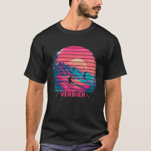Skifahren und Apres Ski Wintersport Verbier Switze T-Shirt