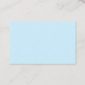 Skifahren Visitenkarte (Rückseite)