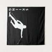 Skifahren Wandteppich (Vorderseite (Horizontal))