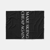 Skifahren wieder billig fleecedecke (Vorderseite (Horizontal))