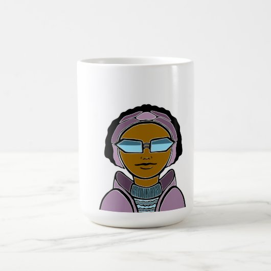 Skifahren Winter Kaffeetasse (Mittel)