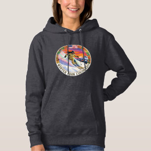 Skifahren Winter Park, Colorado, Skifahrerin Hoodie
