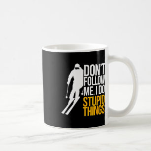 Skifahren Winter Sport Ski Wintergeschenk Männer u Kaffeetasse