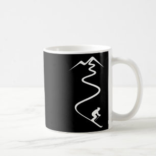Skifahren Wintersport Ski Berg Kaffeetasse