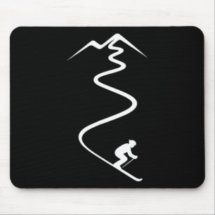 Skifahren Wintersport Ski Berg Mousepad