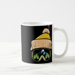 Skifahren Wintersport Ski Hat Snowboard Goggles Sn Kaffeetasse