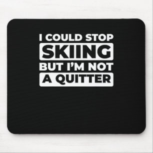 Skifahren - Wintersport Skifahren Mousepad