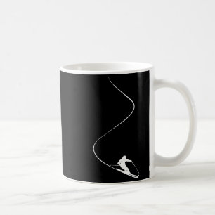Skifahren Wintersport Skiliebhaber Skifahrer  Kaffeetasse