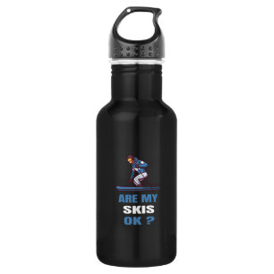 Skifahren Wintersportgeschenke Edelstahlflasche