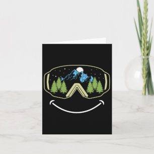Skifahren Wintersportski Snowboard Goggles Schnee Karte