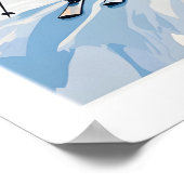 Skifahren Ylläs Norwegen Poster 1 (Ecke)