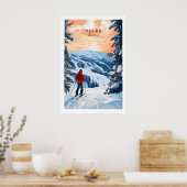 Skifahren Ylläs Norwegen Poster 1 (Küche)