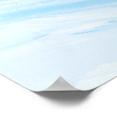 SKIFAHRENDE KUNST POSTER (Ecke)