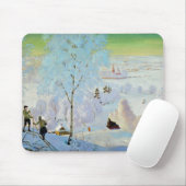 Skifahrer 1919 mousepad (Mit Mouse)