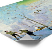 Skifahrer 1919 poster (Ecke)