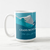 Skifahrer Alp Locarno Kaffeetasse (Links)