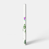 Skifahrer Alpin Illustration Samsung Galaxy Hülle (Linke Seite)