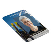 Skifahrer-Andenken Magnet (Rechte Seite)