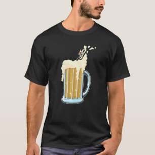 Skifahrer auf Bier Head Apres Ski Wintersportbier T-Shirt
