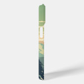 Skifahrer auf dem Gipfel des Berges Case-Mate iPhone Hülle (Rückseite / Rechts)