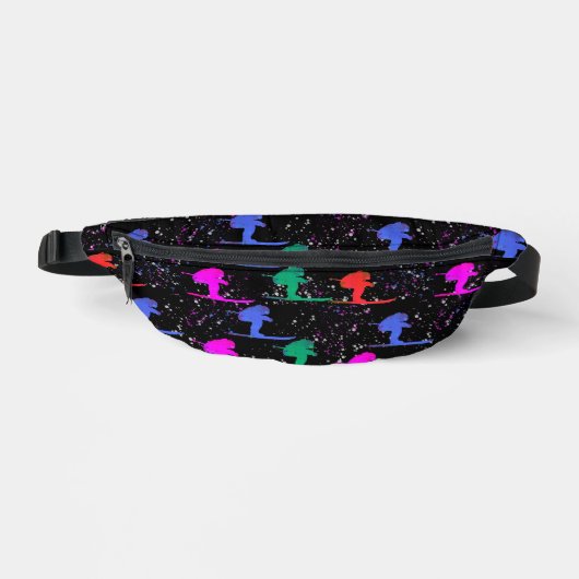 Skifahrer Bauchtasche (Vorderseite)