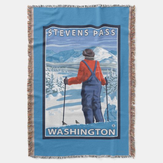 Skifahrer-Bewundern - Stevens-Durchlauf, Decke (Vorderseite Vertikal)