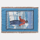 Skifahrer-Bewundern - Stevens-Durchlauf, Decke (Vorderseite)