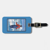 Skifahrer-Bewundern - Stevens-Durchlauf, Gepäckanhänger (Vorderseite horizontal)