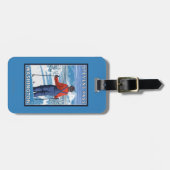 Skifahrer-Bewundern - Stevens-Durchlauf, Gepäckanhänger (Vorderseite horizontal)