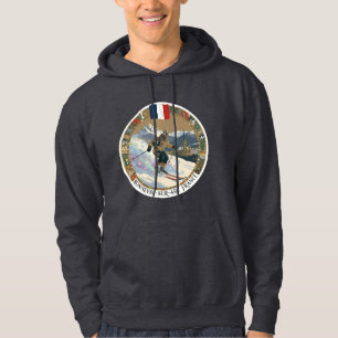 Skifahrer Bonneval-Sur-Arc, Frankreich, Mann Hoodie