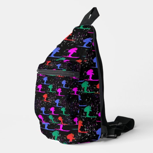 Skifahrer Crossbody Bag (Rechte Ecke)