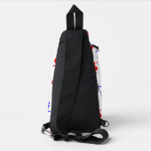 Skifahrer Crossbody Bag (Rückseite)