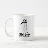 Skifahrer fahren schneller kaffeetasse (Links)